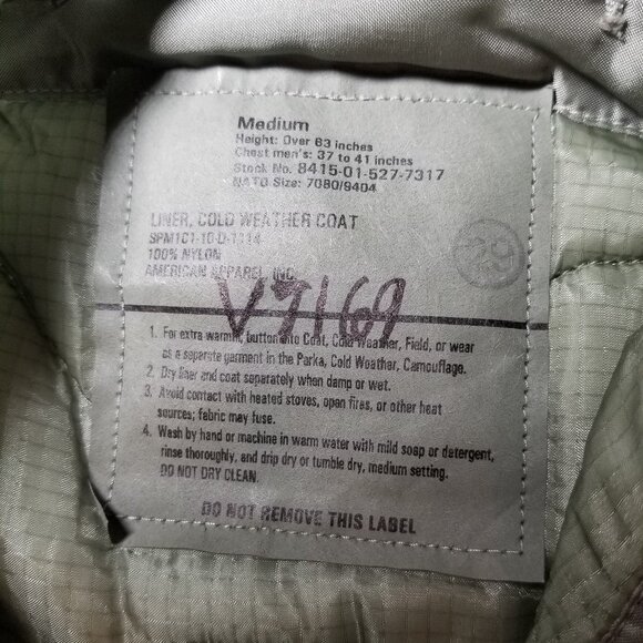 ORC Industries US Military Jacket Parka Rainsuit w/ Weather Liner Coat Mens Med - Picture 11 of 12